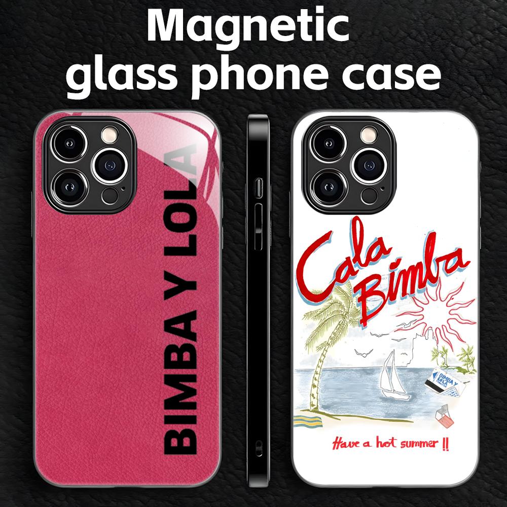 Phone Cases Brands - Coque de téléphone en verre magnétique