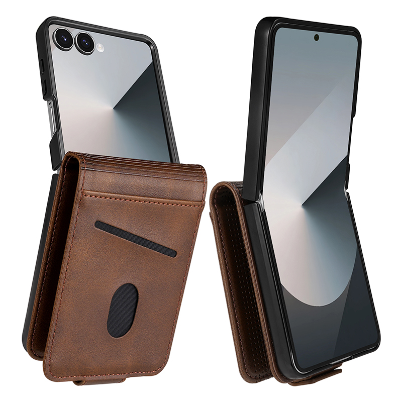 Card Holder Slim Case - Étui de téléphone en cuir avec