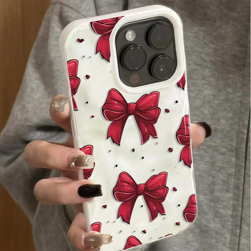 Phone Cases Red - Coque de téléphone antichoc en silicone