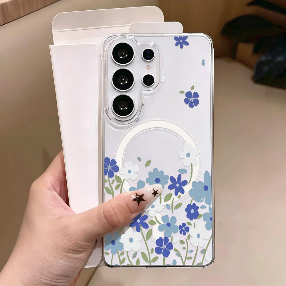 Phone Cases Quality - Coque de téléphone magnétique à fleurs