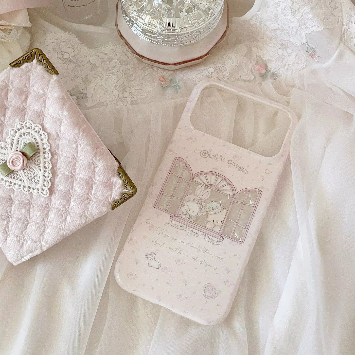 Phone Cases Kawaii - Coque de téléphone Y2K Rose Florale