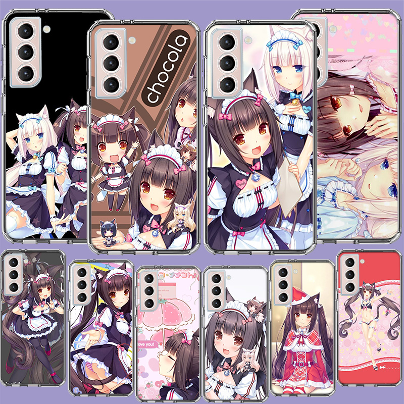 Phone Cases Shein - Coque de téléphone Chocola Nekopara pour