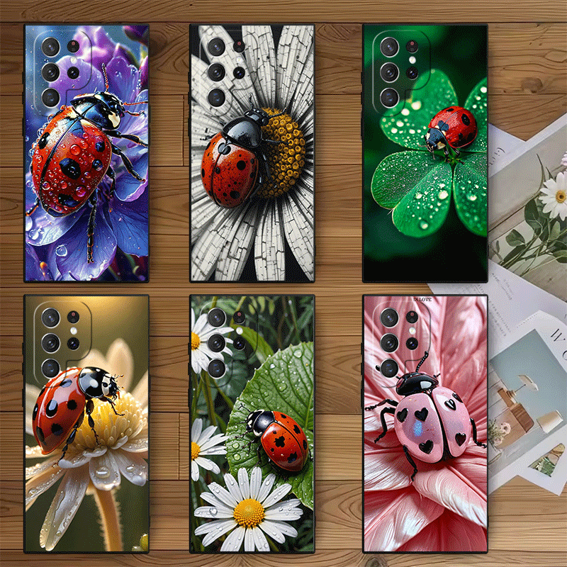 Phone Cases Shein - Coque de téléphone souple motif coccinelle