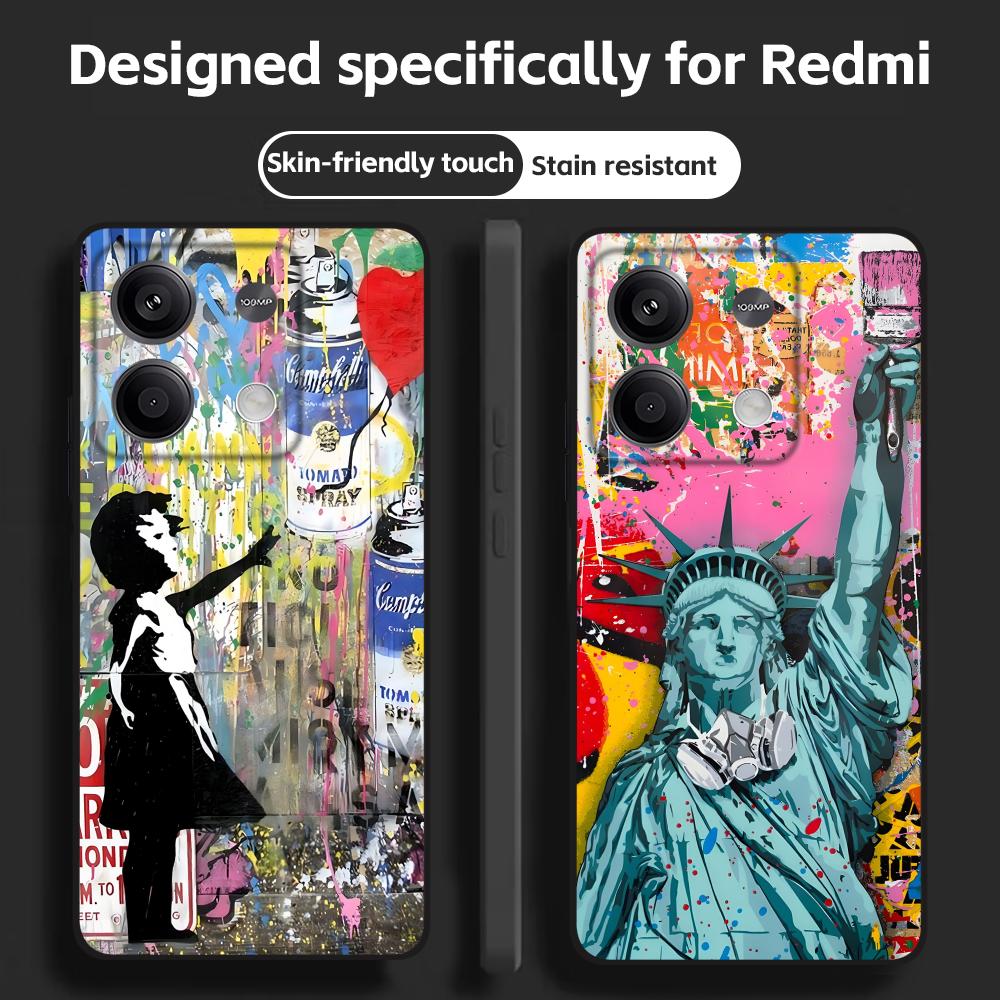 Banksy Graffiti Art coque de t - Phone Cases Xiaomi 14 avis et prix
