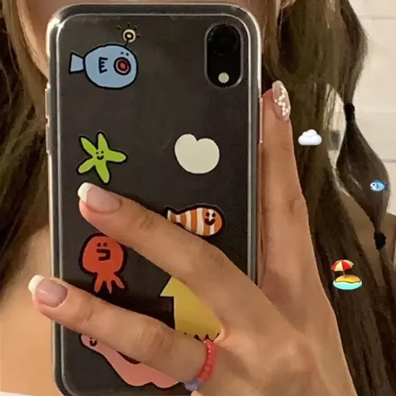 Ins Kawaii océan créatures mig - Phone Cases Kawaii avis et prix