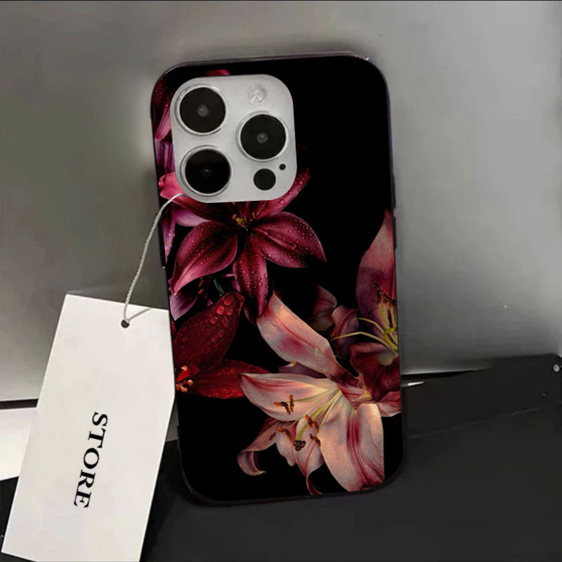 Coque de téléphone élégante fl - Phone Cases Red avis et prix