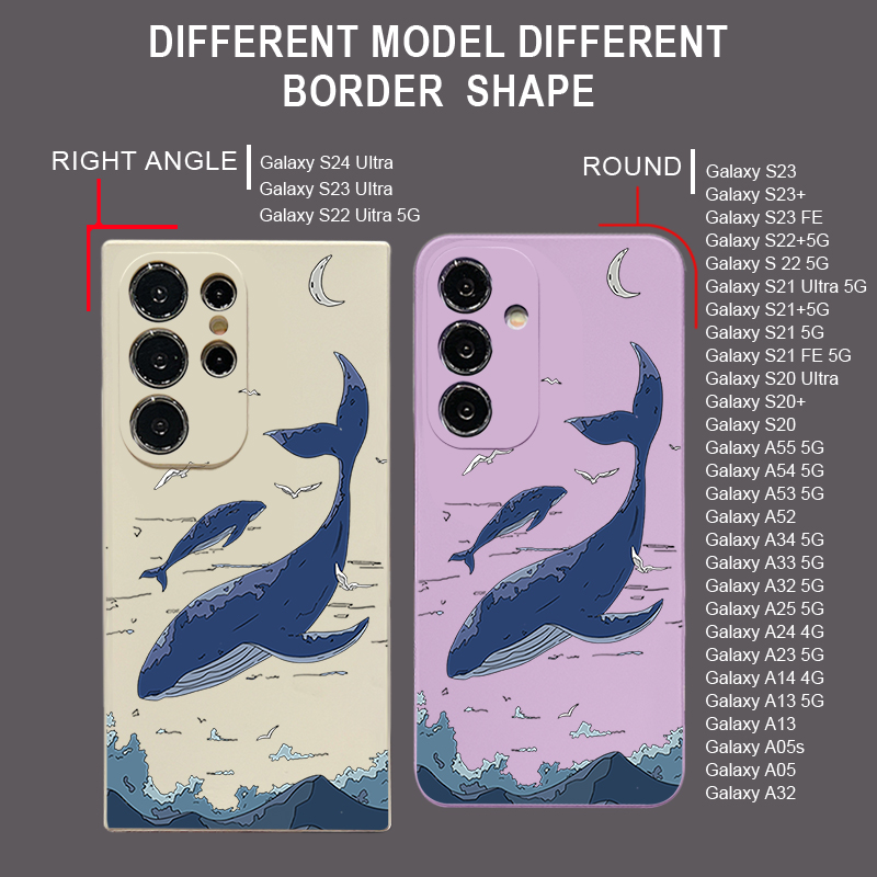 Coque de téléphone Baleines po - Phone Cases Galaxy A17 avis et prix