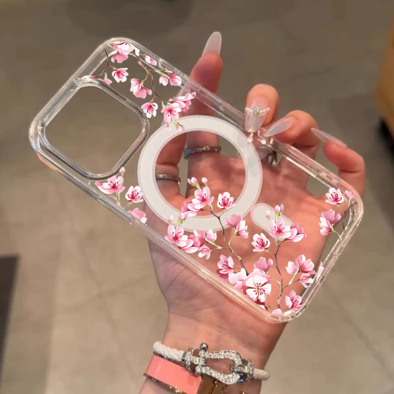 Coque de luxe rose à fleurs IN - Phone Cases Magsafe avis et prix