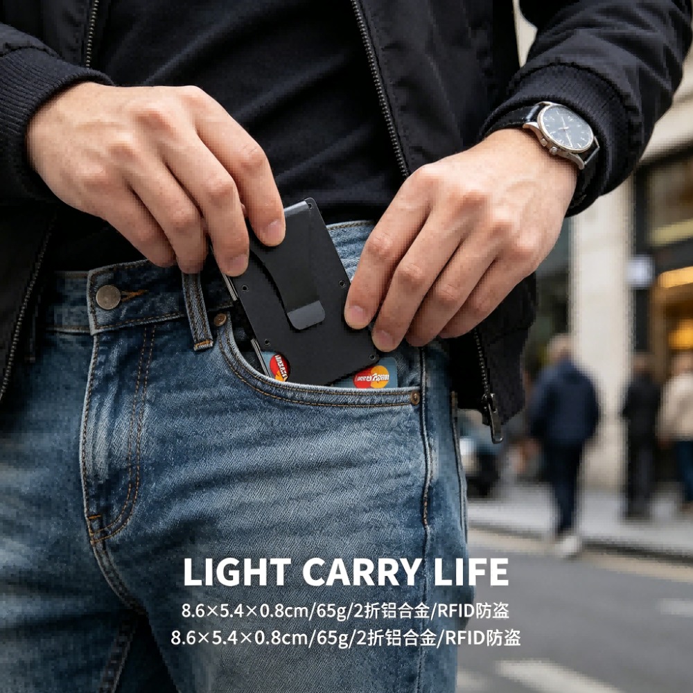 Porte-cartes en alliage d'alum - Card Holder Slim Case avis et prix