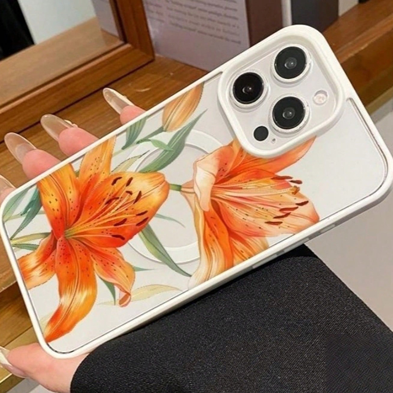 Coque magnétique à motif fleur - Phone Cases Magsafe avis et prix